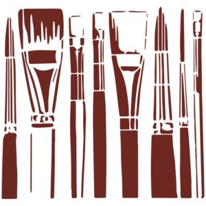 MISS STENCILS MNC022 25x25CM