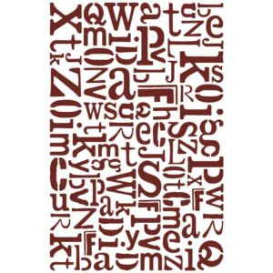 MISS STENCILS MNL014 21x28CM