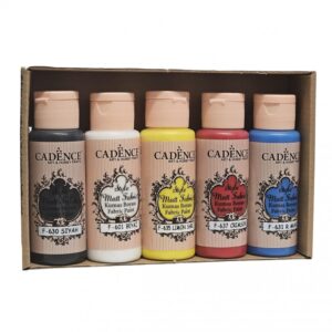 SET 5 PINTURAS TEXTIL BASICO